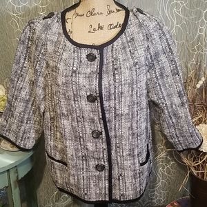 🔥SALE🔥 Talbots Tweed Jacket Size 16WP- NW